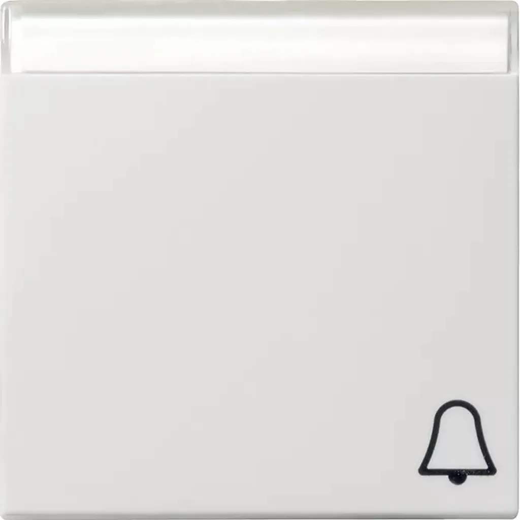 GIRA 067327 Bascule Système 55 Blanc Pur avec Porte-étiquette Intégré