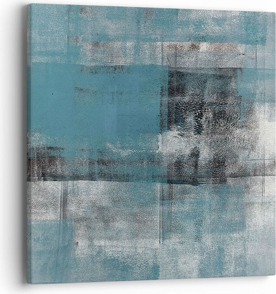 Bild auf Leinwand - Leinwandbild - Einteilig - Abstraktion Modern Gürtel - 40x40cm - Wand Bild - Wanddeko - Wandbilder - Leinwanddruck - Bilder - ...