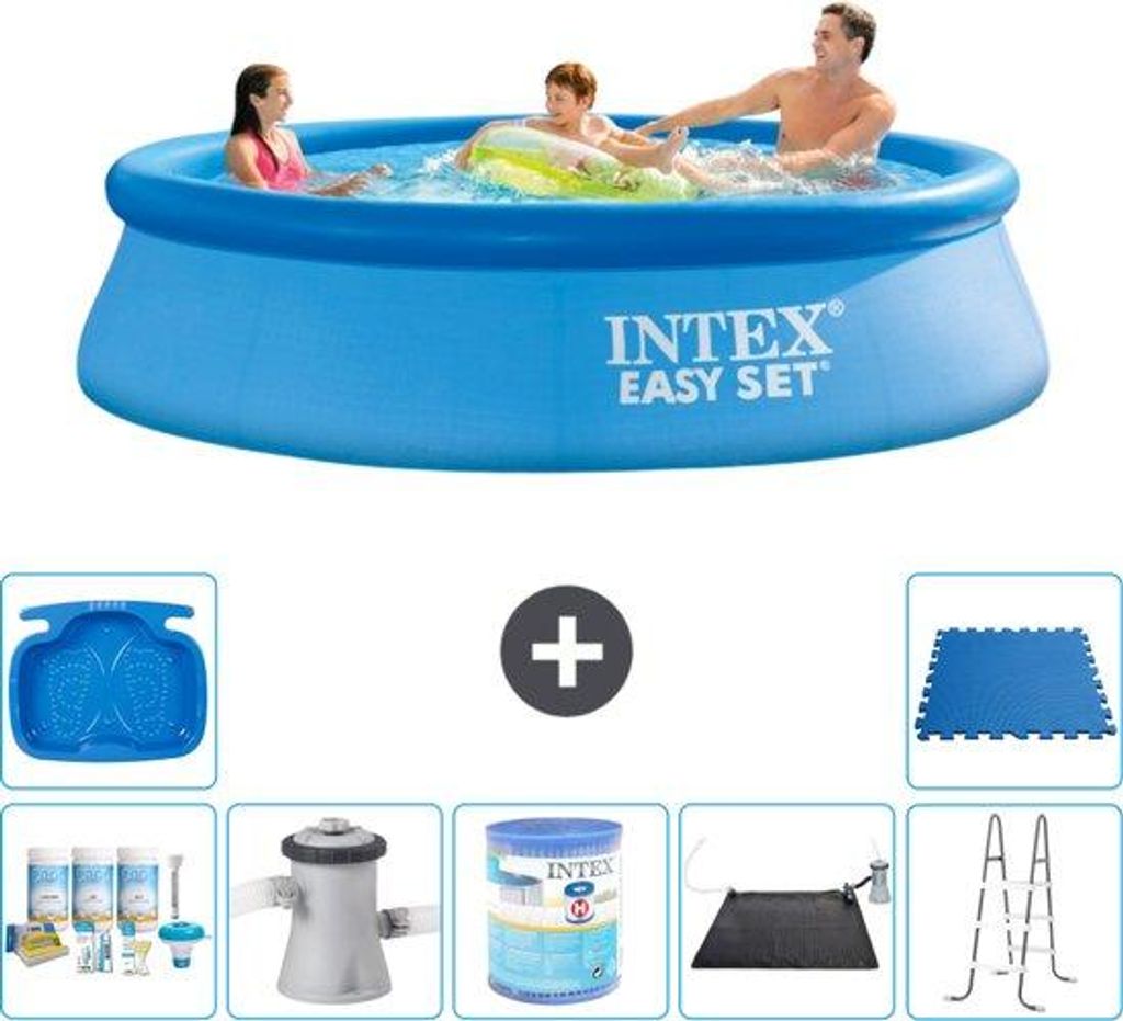 Intex Rond Schwimmbecken - 305 x 76 cm - Blauw - Inkl. Produktbild 