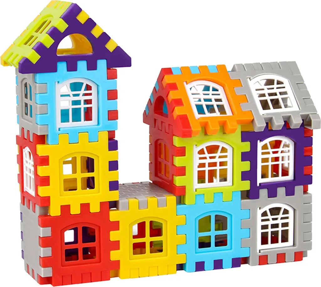 Jeu de construction de maison 3D avec briques géantes pour le bas âge - 5