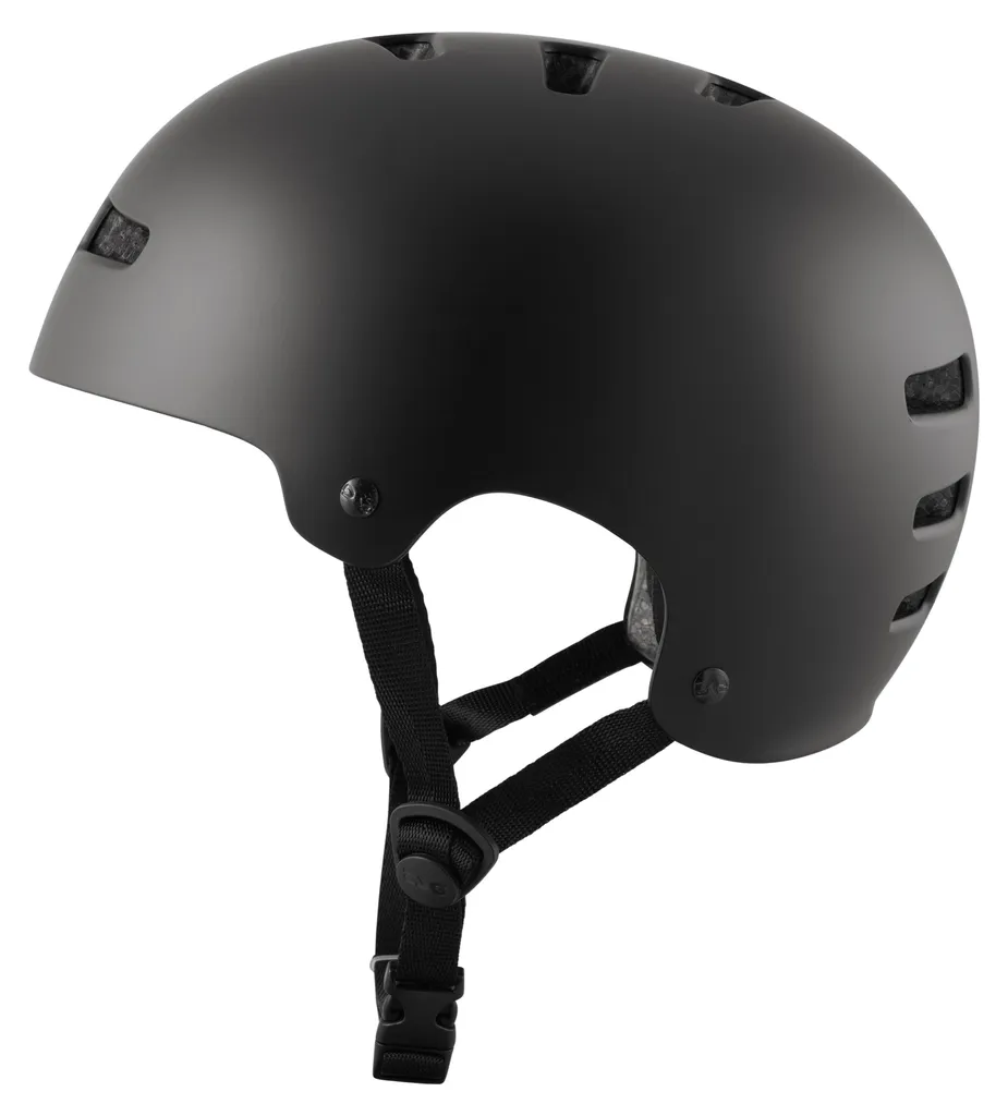 Casque TSG Evolution Hardshell Satin Dark Black 108 Ventilation Active