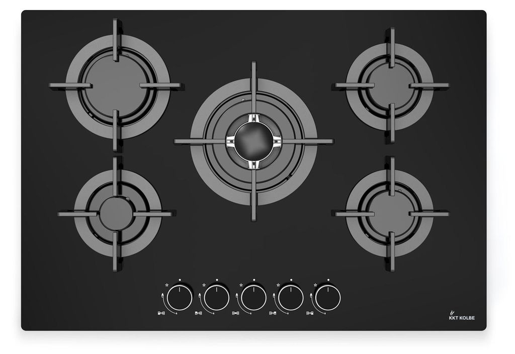KKT KOLBE Gaskochfeld 74 cm | Autark | 10,6 kW | 5 Flammig Produktbild 