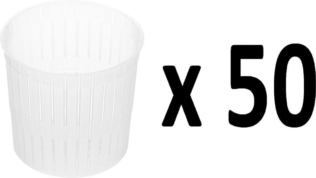 50 x Käseform 5x5cm - 100g Ricotta, Käse Form, Kaseform, Kase Form, Käse Formen, Käseformen