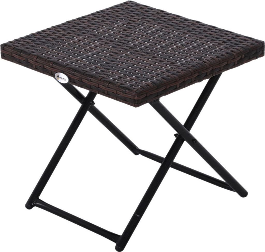 Outsunny Beistelltisch Gartentisch Klapptisch klappbar Produktbild 