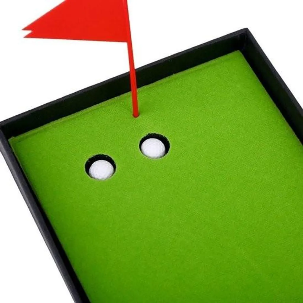 Idée cadeau golf de bureau : lot de 3 mini-balles et stylo de précision