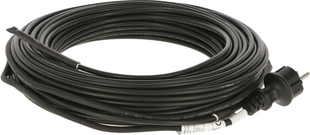 Cavo antigelo KERBL 25 m 500 W, cavo riscaldante per grondaie / impianti