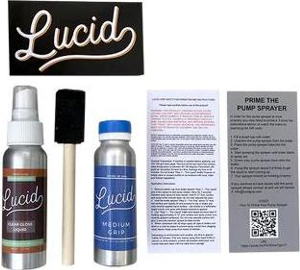 Grip-Spray - Clear Kit - Medium - Lucid Grip Produktbild 