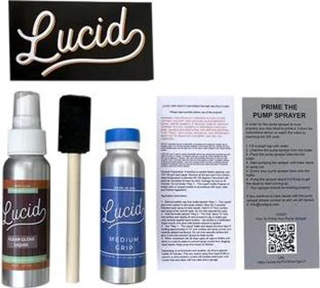 Lucid Grip Clear Kit Medium - Fini les Glissades sur votre Skateboard