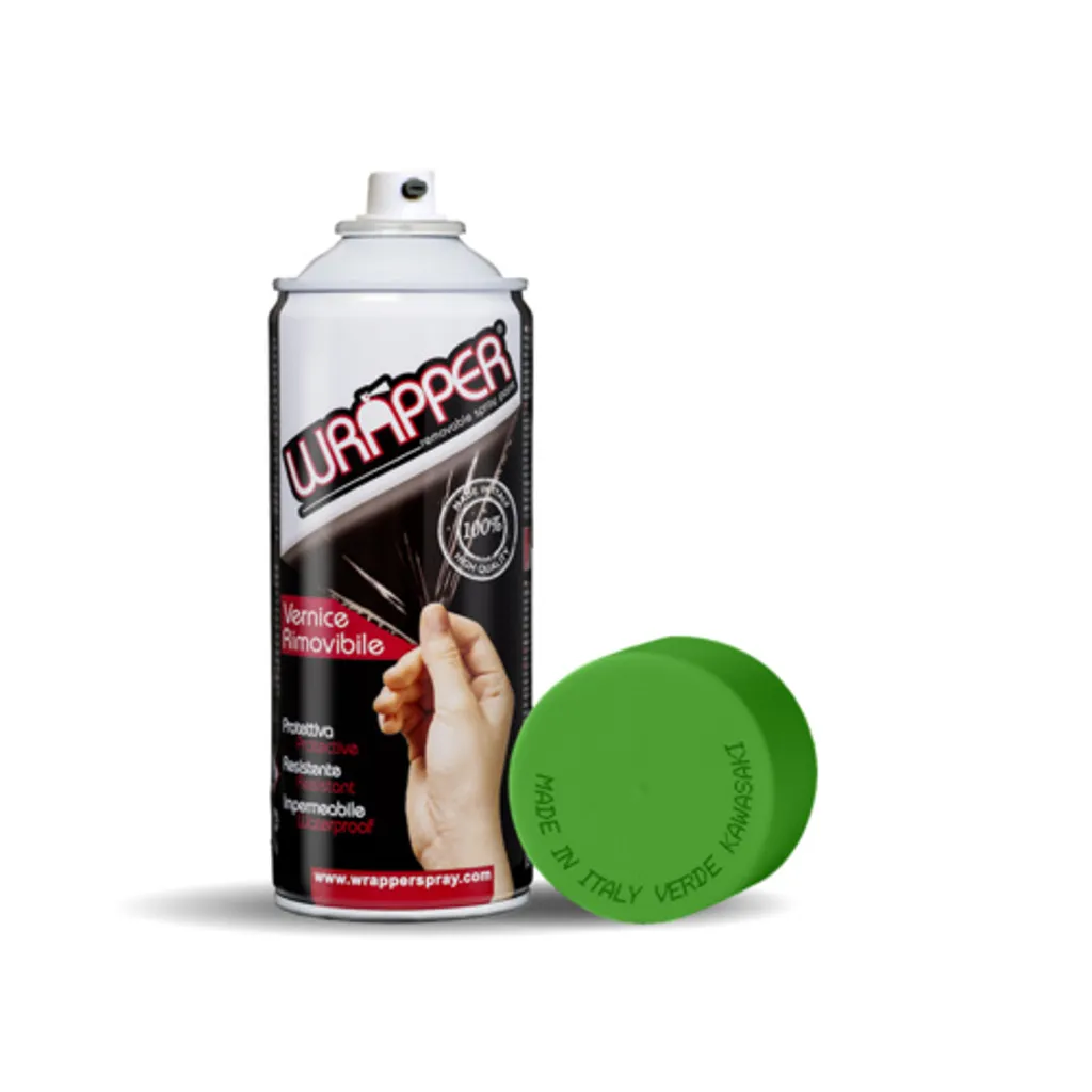 Protéger et Peindre sans Poncer : Spray Wrapper Vert Kawasaki 400 ml