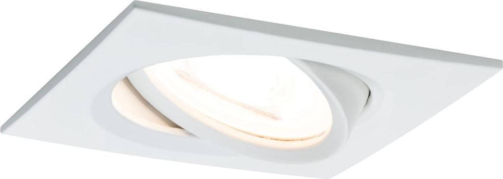 Paulmann Einbauleuchte LED Nova eckig 1x6W Coin Weiß matt Produktbild 