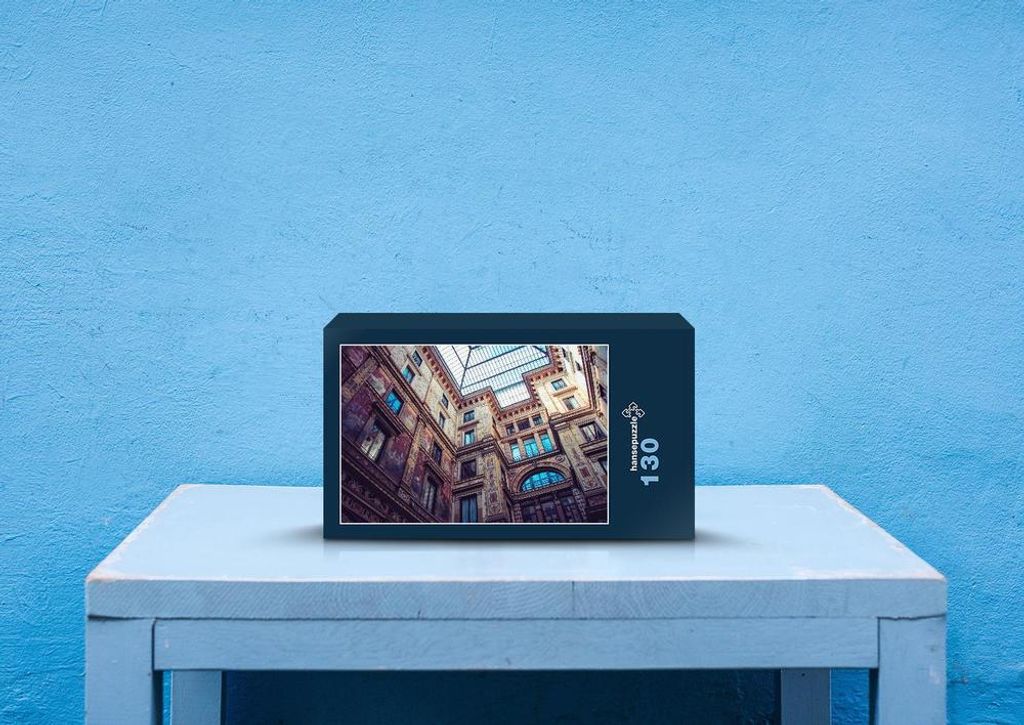 hansepuzzle 79530 - Kunst Puzzle, 130 Teile, Gebäude, 28,7 x 20,0cm mit hochwertiger Aufbewahrung, Kartonbox und wiederverschließbarem Beutel