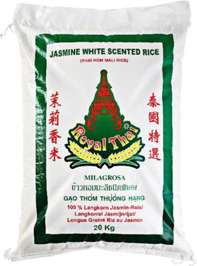 ROYAL THAI RICE - Langkorn Jasmin Duftreis - 1 X 20 KG Produktbild 