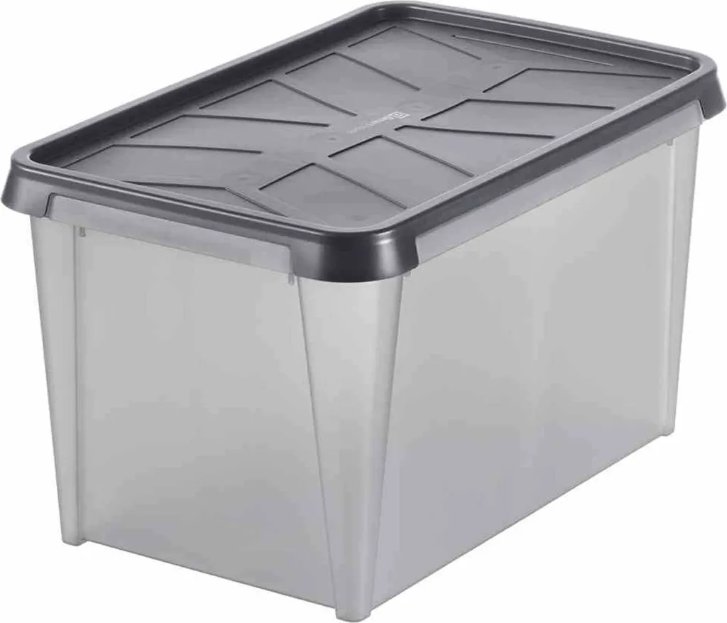 Bac de Rangement Hermétique 50 Litres SmartStore Dry 45 Gris Foncé
