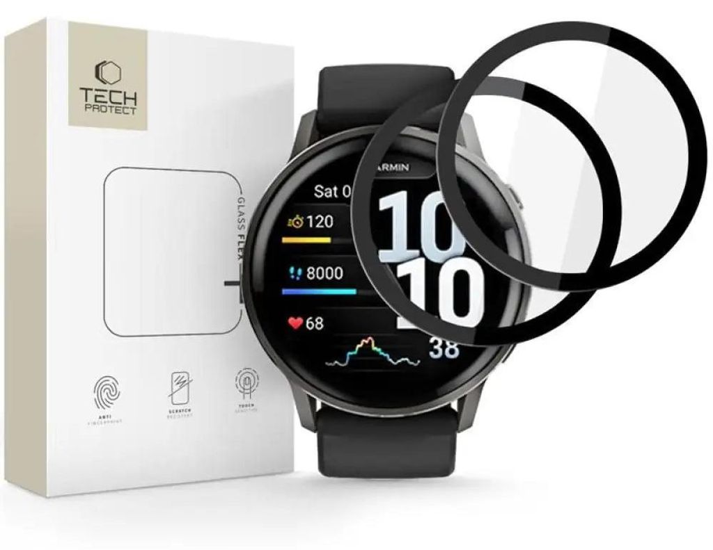 Szkło Hybrydowe Tech-Protect Glass Flex+ 2-Pack Garmin Venu Zdjęcie produktu 