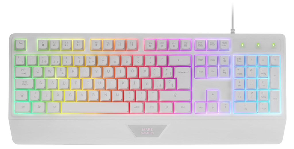 Mars Gaming MK124, Volle Größe (100%), Kabelgebunden, USB, Produktbild 