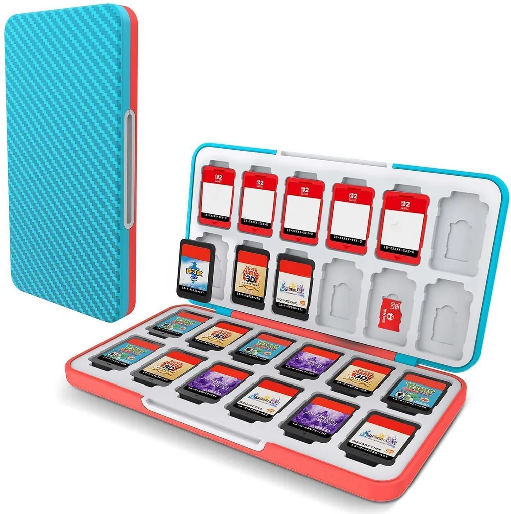 Porta Giochi Switch HEIYING 24 Slot | Custodia Rigida da Viaggio Slim