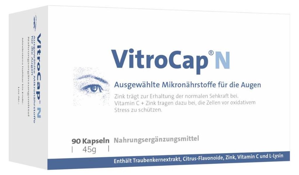 VitroCap N, na degeneráciu sklovca, 90 kapsúl Obrázok produktu 