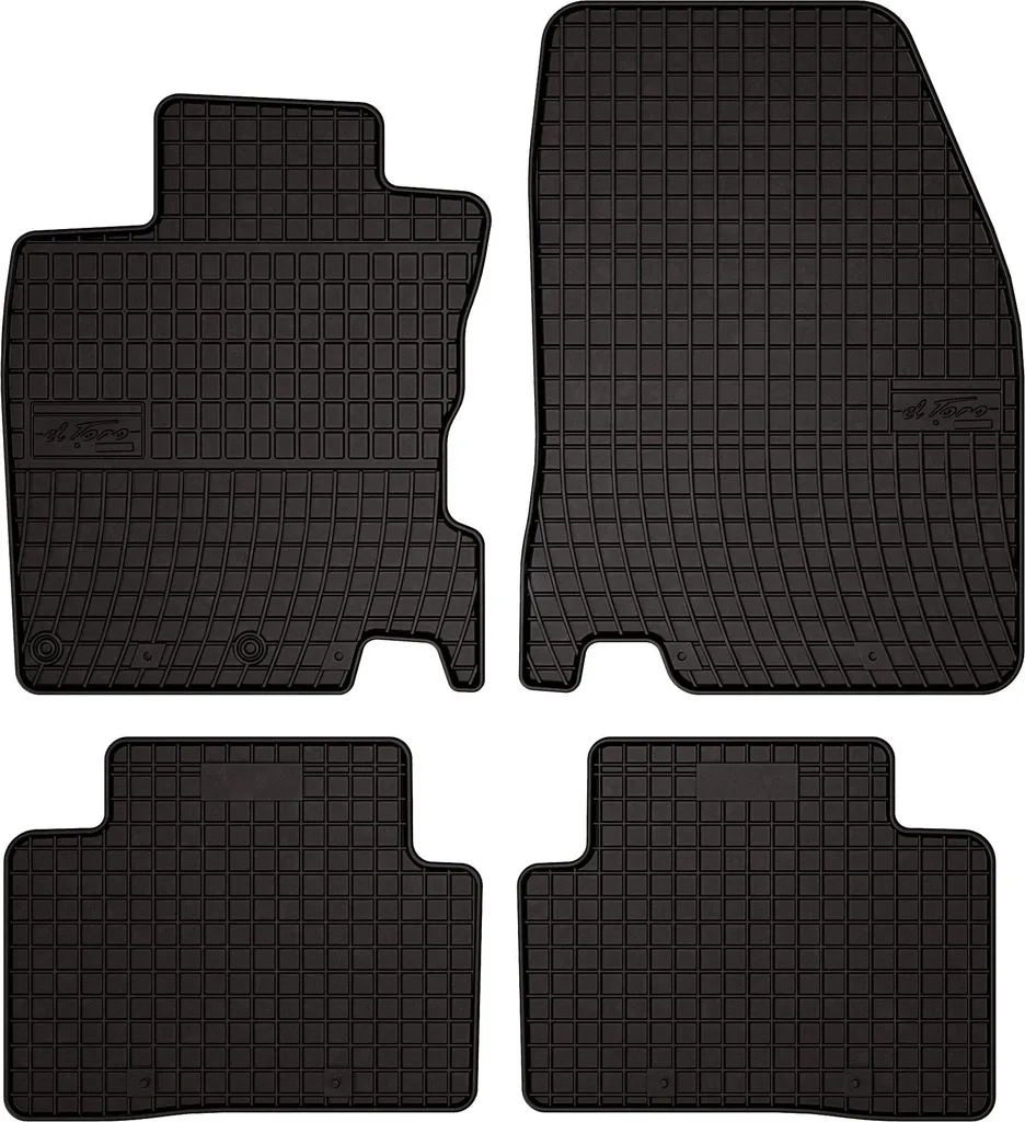 Set Tappetini Nissan Qashqai J11 Gomma Nera 2013-2021 4 Pezzi