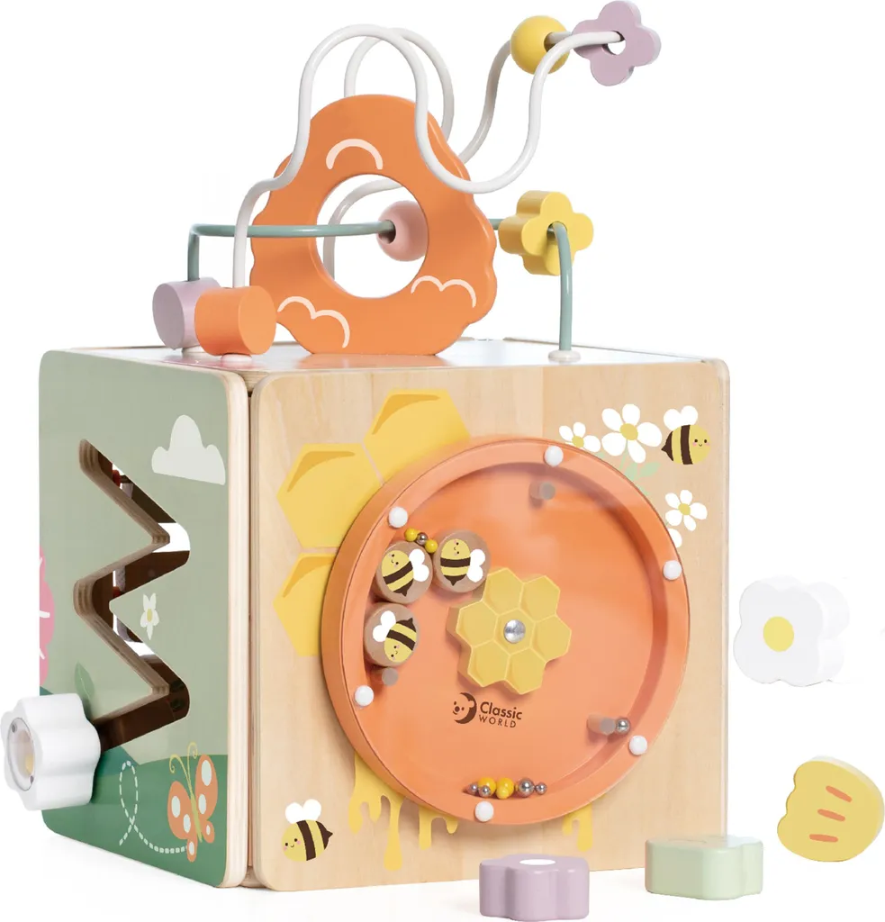 Cube à moteur d'abeille pour stimuler la coordination de votre bébé - 11