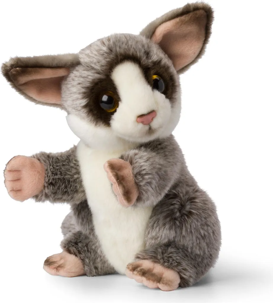 Peluche Galago WWF 23cm : Doudou Réaliste Singe des Animaux du Monde