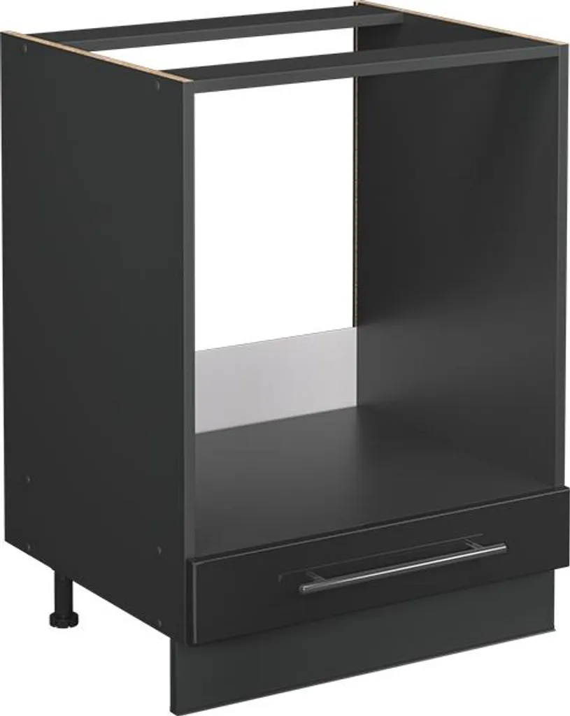 Meuble Four Vicco Fame-Line Anthracite Haute Brillance 60cm - Modèle 56744