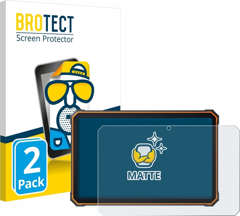 2x BROTECT Schutzfolie für Blackview Active 8 Pro 10.36" Displayschutz Displayschutzfolie Folie Matt Entspiegelungsfolie