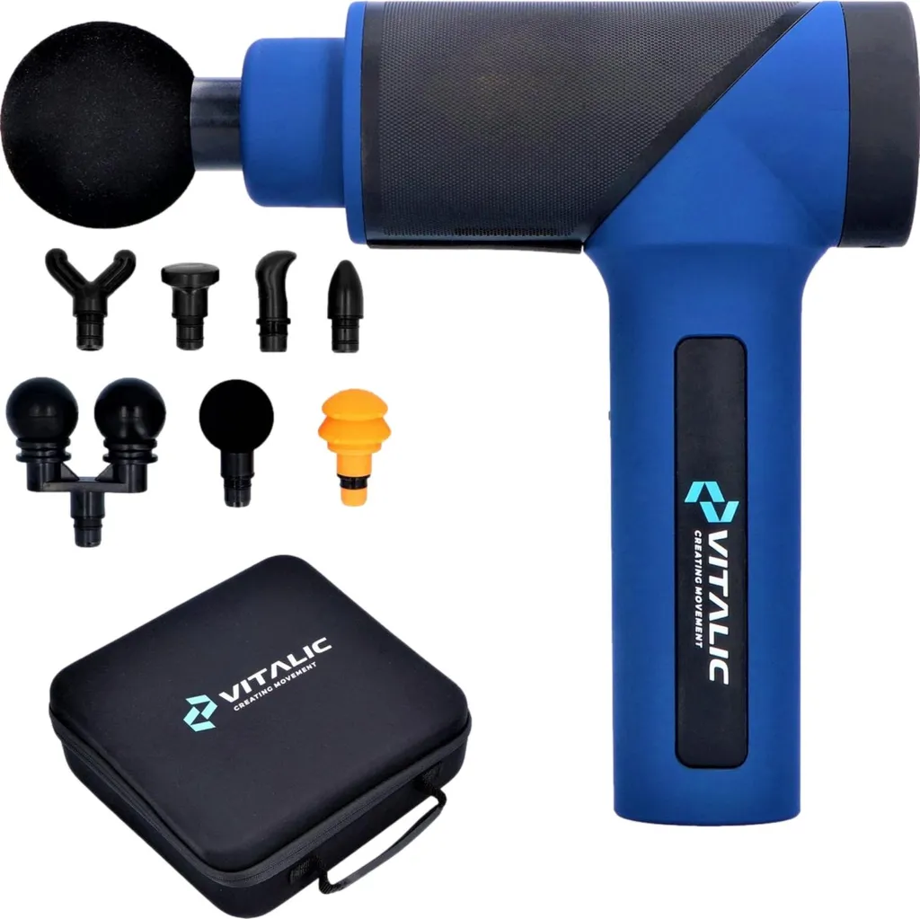 Pistolet de Massage Percussion Vitalic - 7 Embouts pour Récupération