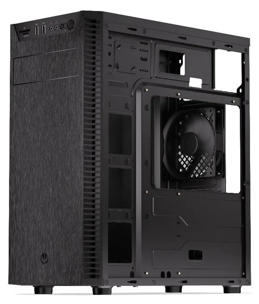 Boîtier PC Bureautique ENDORFY Armis 100 Solid Noir - Idéal Travail - 13