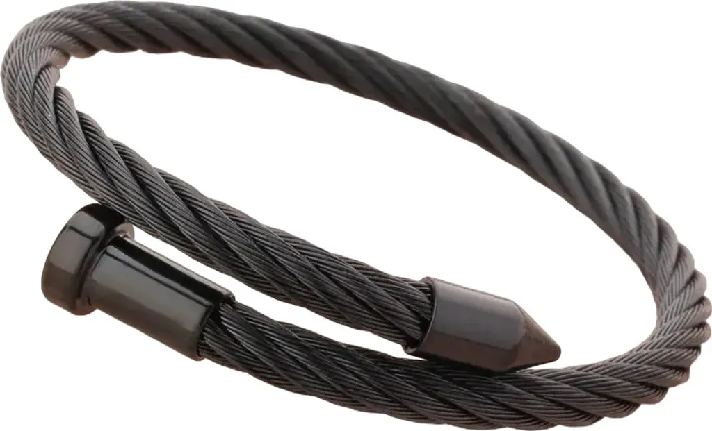 Bracciale Tecnico Uomo Lord Nero KP28689 - Acciaio 316L PVD