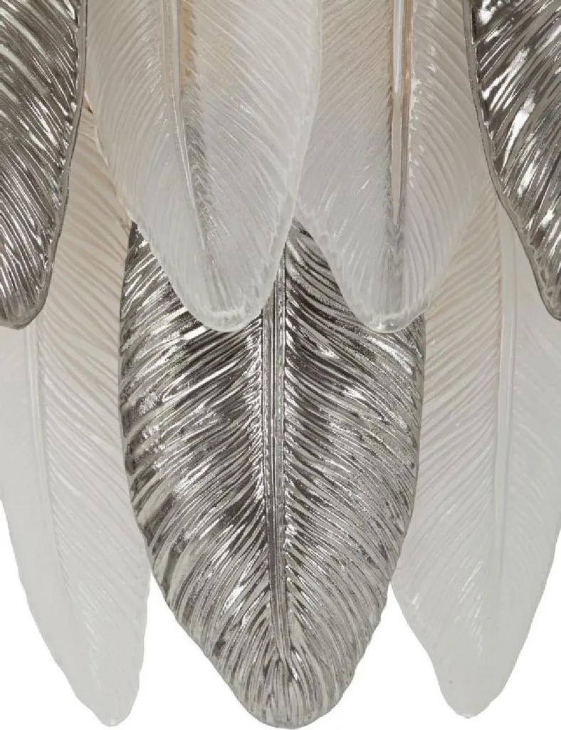 Applique Murale Leafy Argent : Transformez vos Murs Ternes avec Style - 4