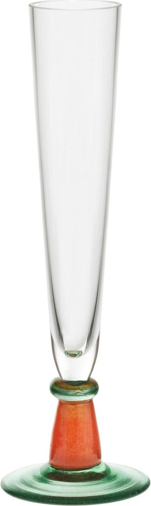 Trinkkelch Fuß,"Painted Foots" (150 ml) Gruen/Rot