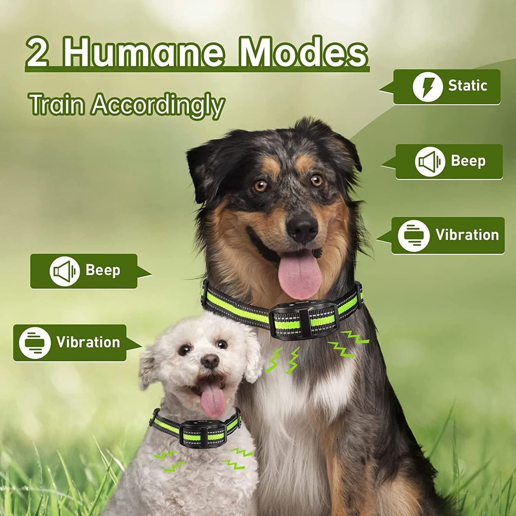 Zimilo Anti Bell Hundehalsband mit Vibration &