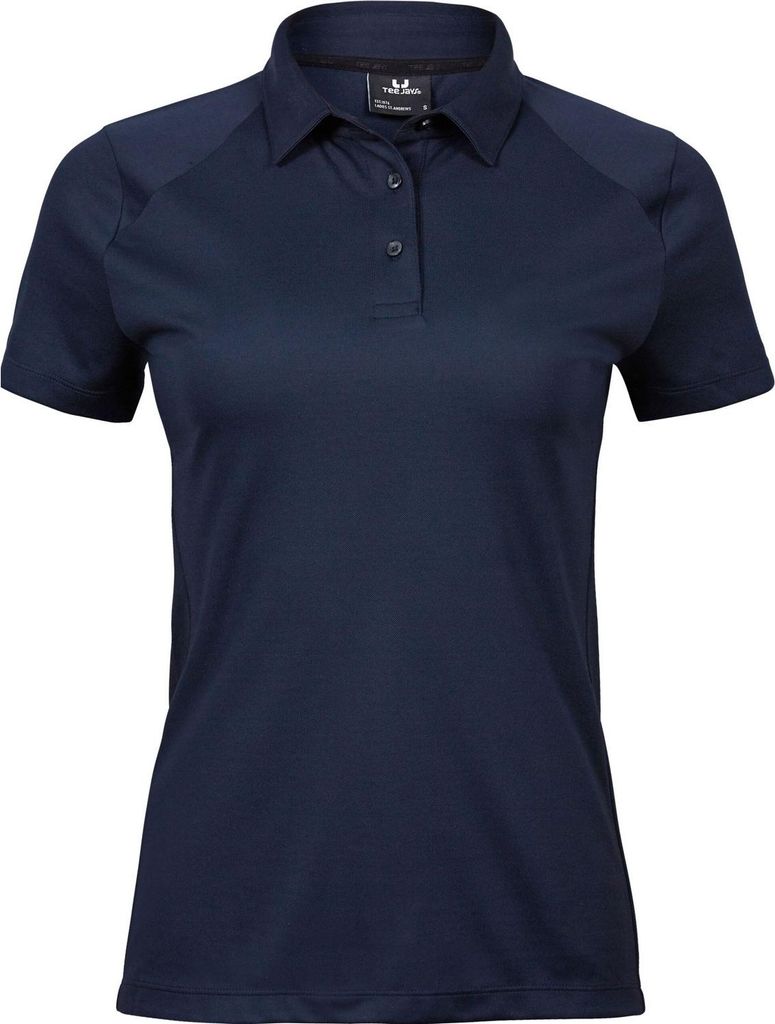 Tee Jays - "Luxury" Poloshirt für Damen, Sport RW10912 (L) (Marine)