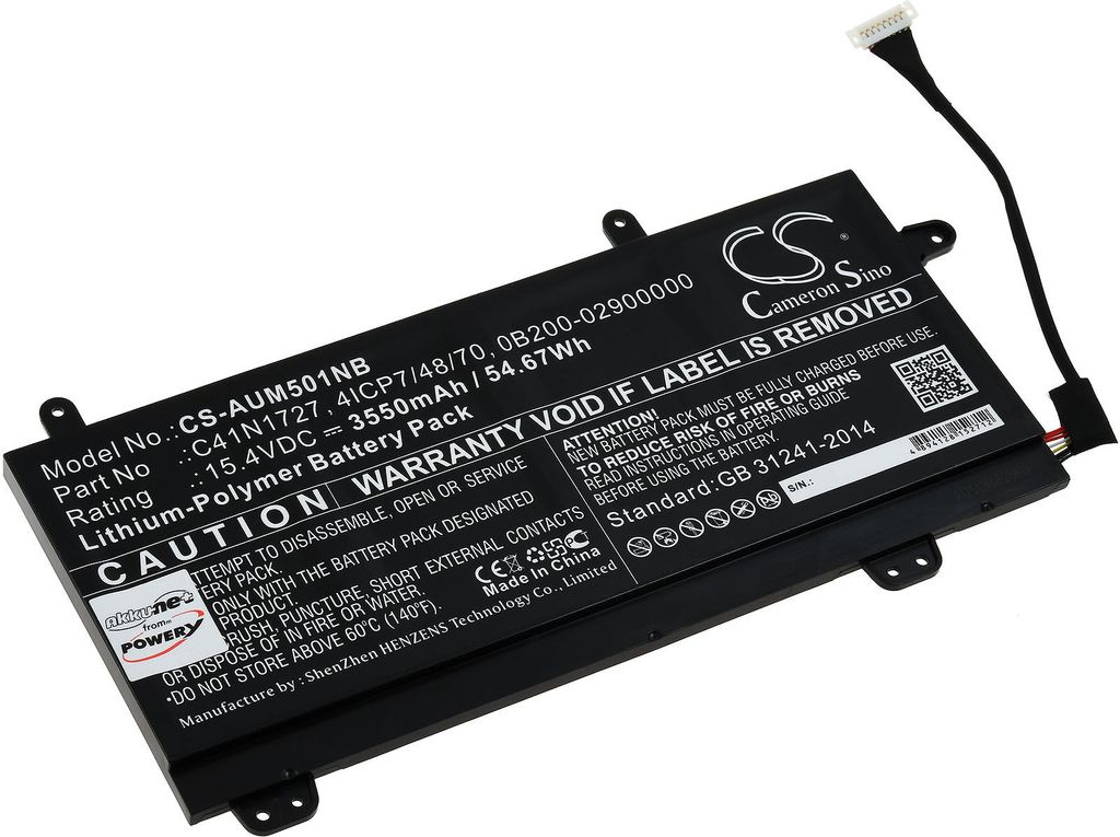 Akku für Laptop Asus GM501GS-0021A8750H