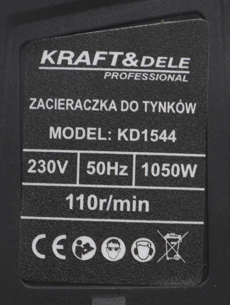 Ponceuse de plâtre Kraft&Dele 1050W 370mm pour finitions sans traces - 7