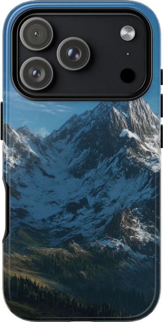 Schneebedeckte Berglandschaft – Hülle Kompatibel mit iPhone 17 Pro