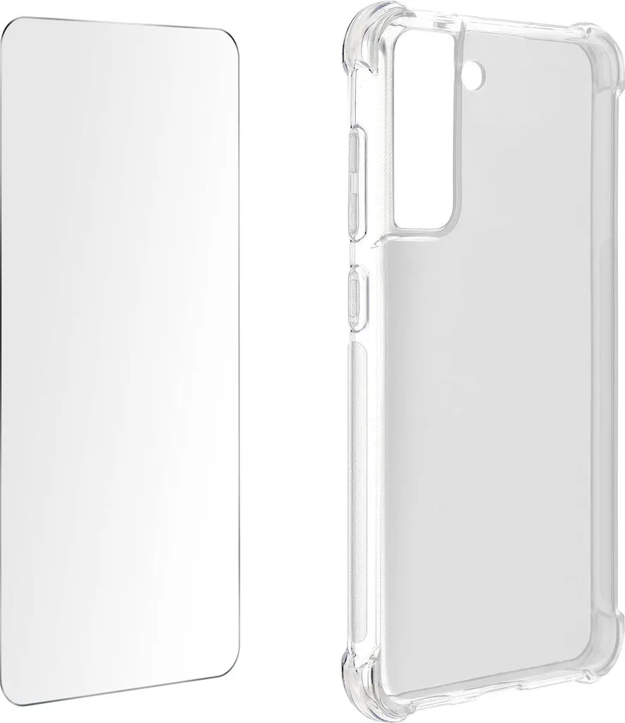 Avizar, Set di protezione Premium Samsung Galaxy S21 FE custodia protettiva + pellicola protettiva, trasparente