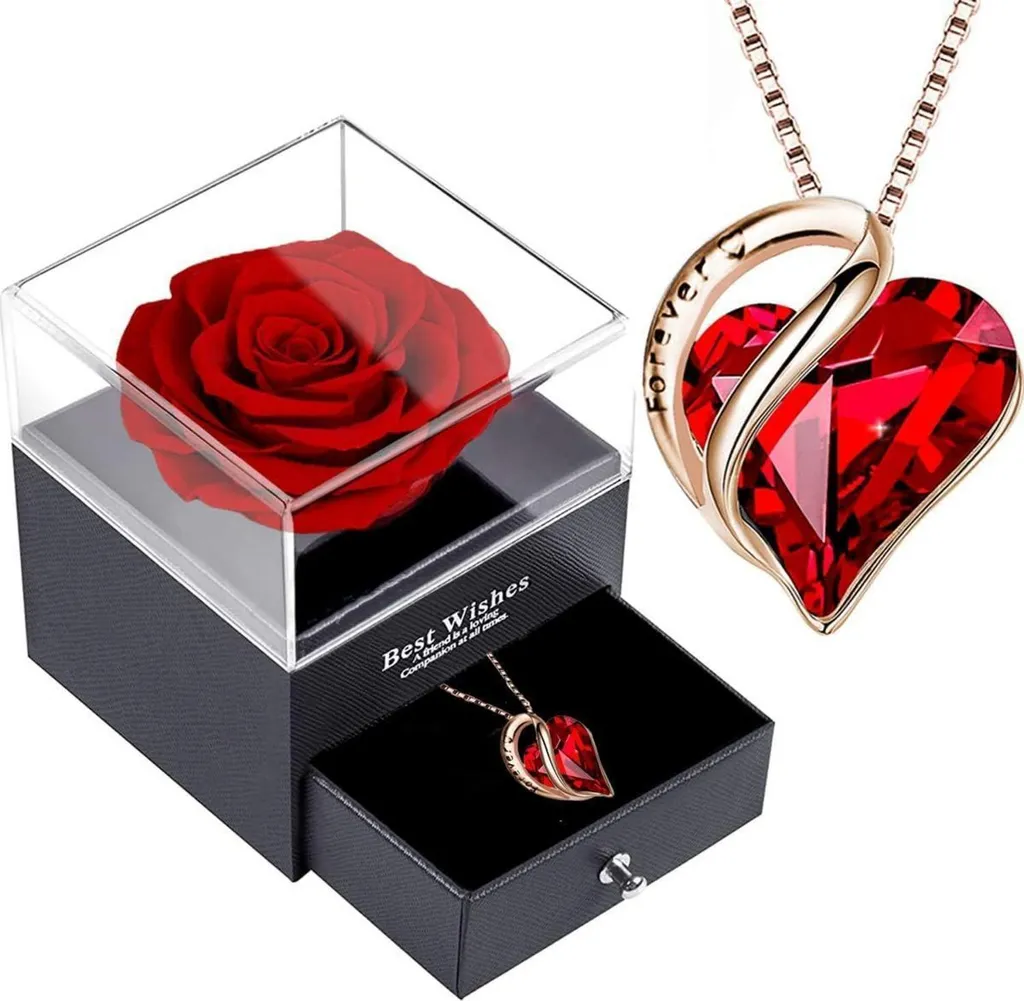 Rosa Eterna + Collana Cuore - Il Regalo Viral per Lei 2026