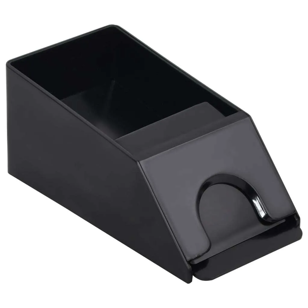 Distributeur de cartes double deck noir - Accessoire de table de jeu - 2