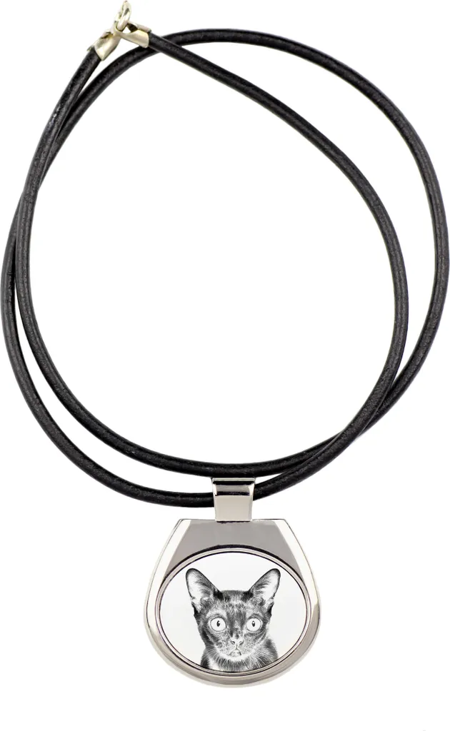 Ciondolo Gatto Bombay Personalizzato: Collana Art-Dog con Foto Originale