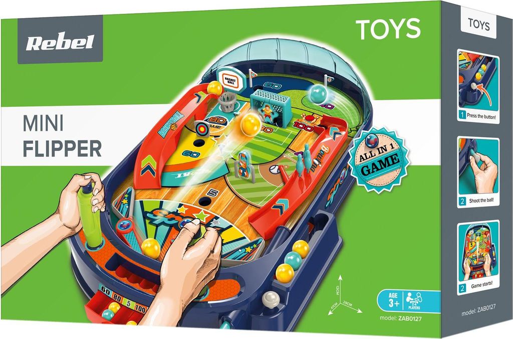 Rebel ZAB0127 Gioco da tavolo arcade della famiglia Mini Immagine del prodotto 