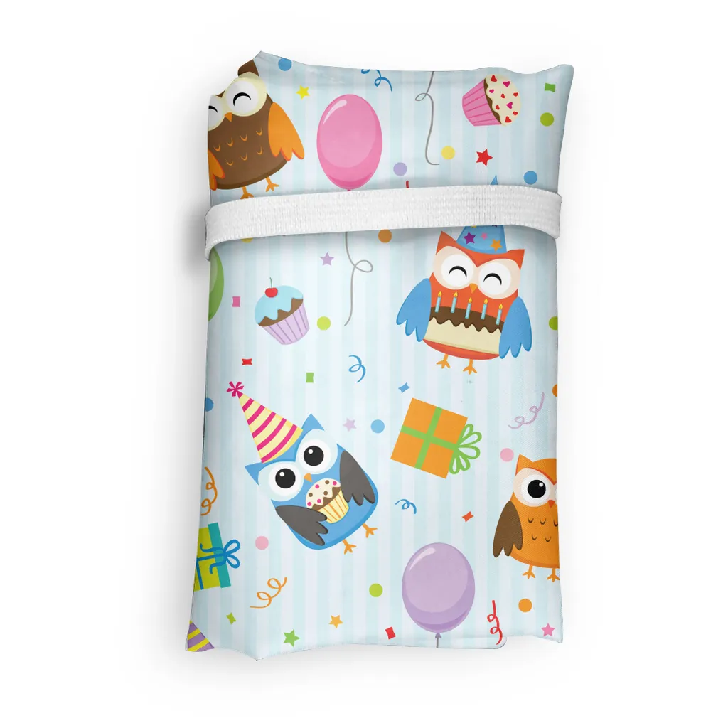 Borsa Spesa in Tessuto ABAKUHAUS Eulen Cakes - Multicolore Resistente - 3