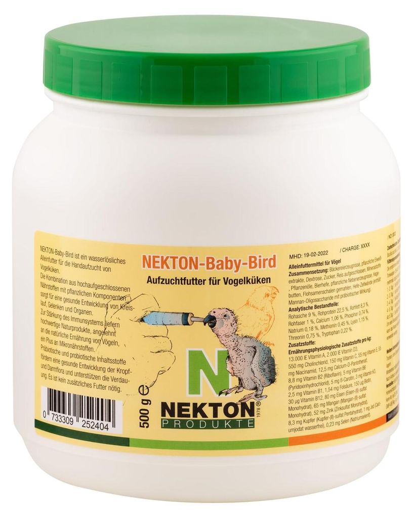NEKTON-Baby Bird - Voeding voor het handmatig voeden van Productafbeelding 