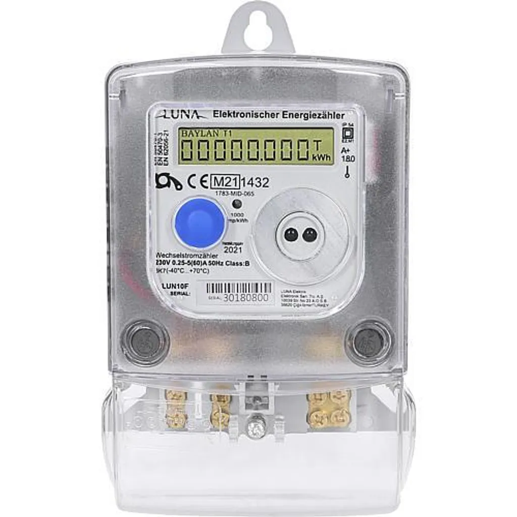 Compteur BM11 COUNTTEC rail DIN étalonné MID pour facturation exacte