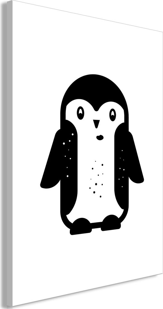 Vlies Leinwandbild - Funny Penguin (1 Part) Vertical 40x60 cm Für Kinder g-A-0356-b-a