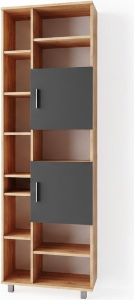 Badschrank Vicco Ilias Goldkraft Eiche 60 x 190 cm, Model 31928