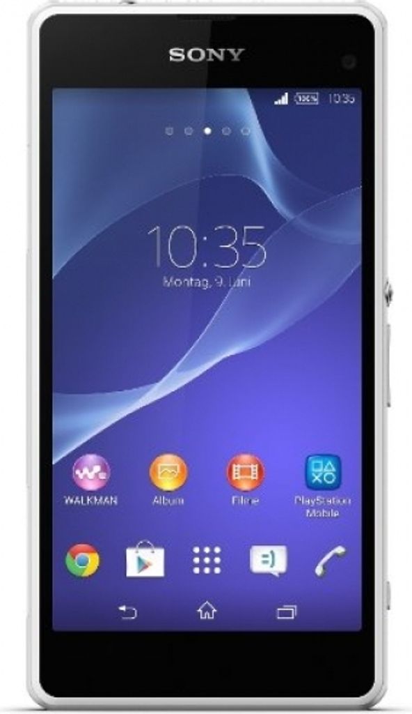 Sony Xperia Z1 Compact D5503 Weiß Akzeptabel Produktbild 