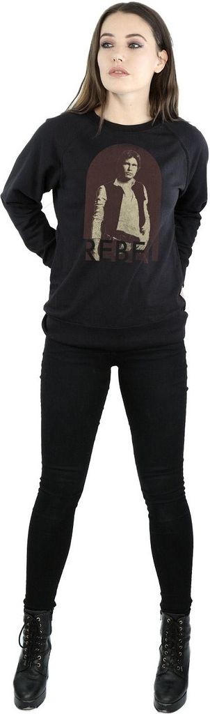 Star Wars - "Rebel" Sweatshirt für Damen BI36817 (L) (Weiß)