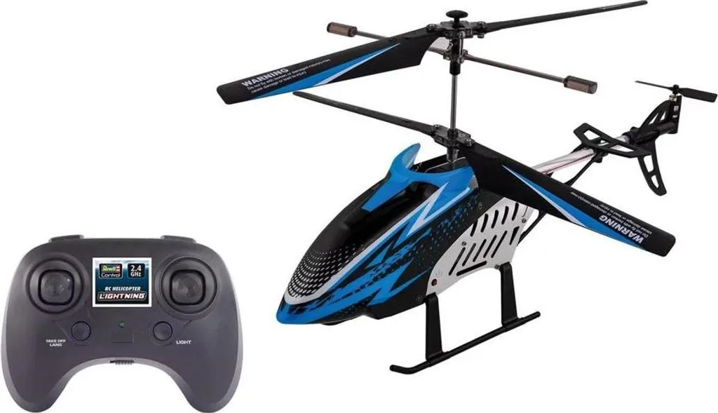 Hélicoptère RC Revell Lightning rouge avec télécommande 2,4 GHz - 4
