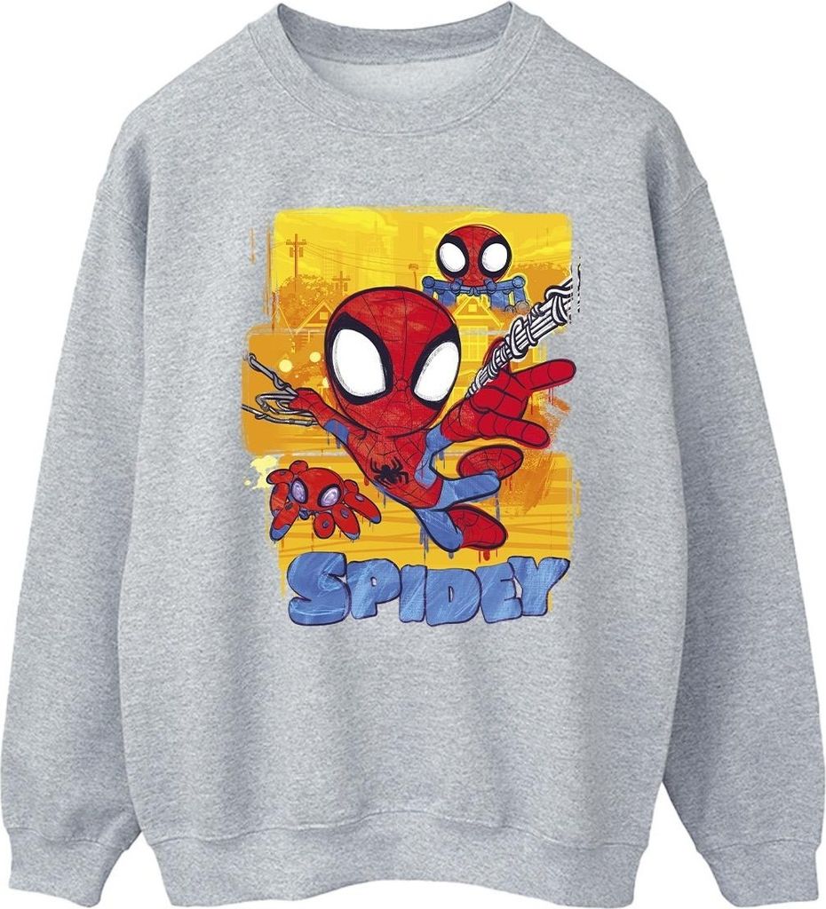 Marvel - "Spidey And His Amazing Friends" Sweatshirt für Herren BI44792 (5XL) (Grau)